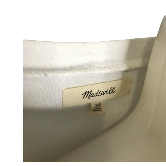 Madewell | Ombre Long Sleeve Sweater Blue Tan White Sweater - Picture 5 of 8